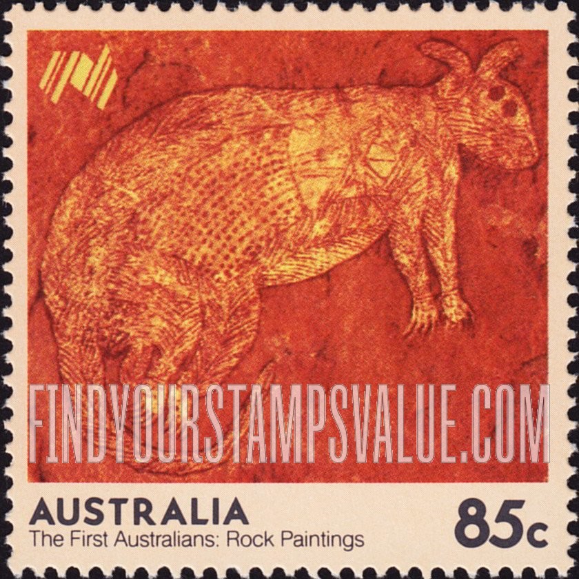 FindYourStampsValue: European Settlement Bicentenary: Rock Possum, Kakadu National Park