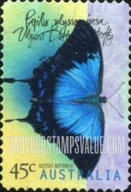 FindYourStampsValue: Butterflies: Ulysses