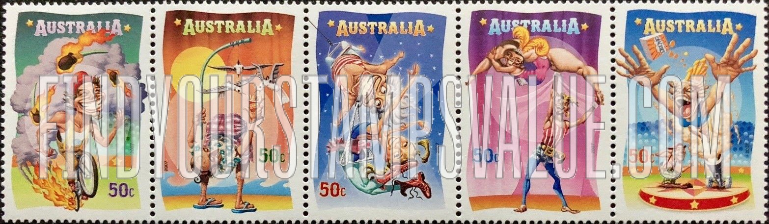 FindYourStampsValue: Circus Performers