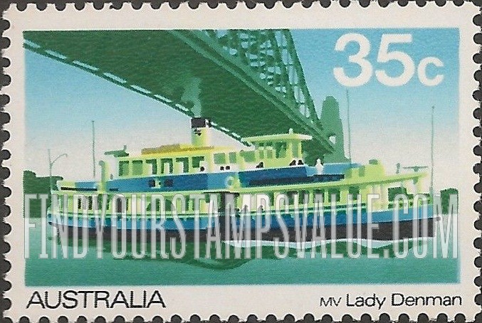 FindYourStampsValue: Ferries and Murray River Steamers: M.V. Lady Denman