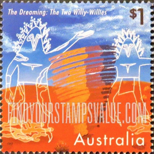 FindYourStampsValue: Scenes from “The Dreaming,” Animated Stories for Children: The Two Willy-Willies