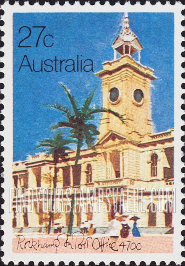 FindYourStampsValue: Rockhampton, 1892, vertical