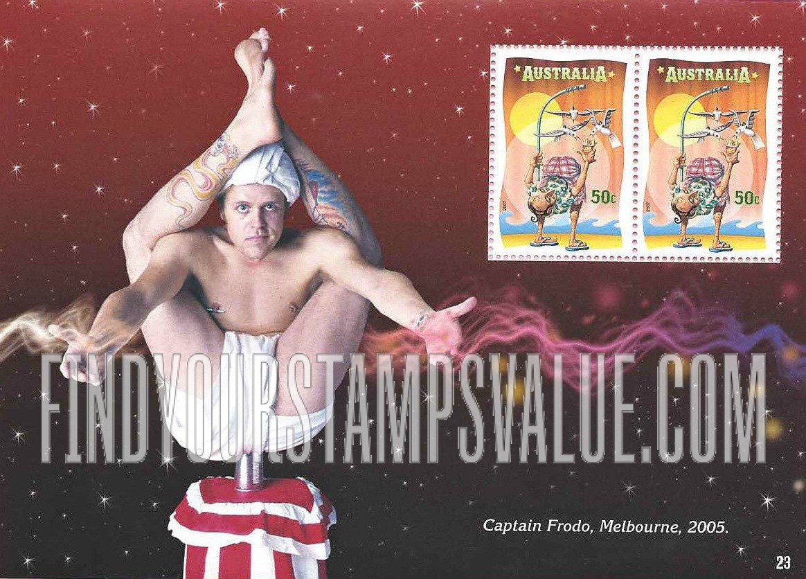 FindYourStampsValue: Circus Performers: Contortionist