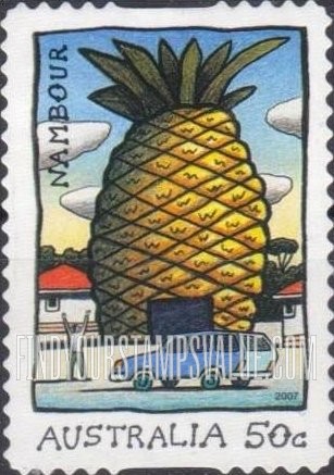 FindYourStampsValue: Tourist Attractions: Big Pineapple, Nambour, Queensland