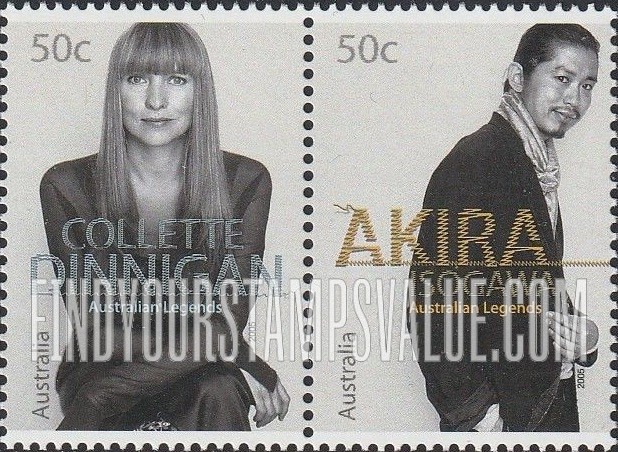 FindYourStampsValue: Australian Legends β Fashion Designers