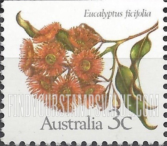 FindYourStampsValue: Various eucalypts (gum trees): Red-flowering gum