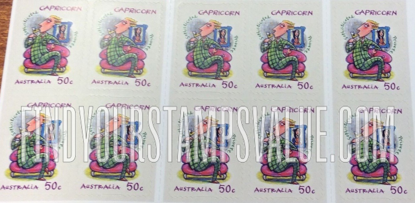 FindYourStampsValue: Signs of the Zodiac: Capricorn