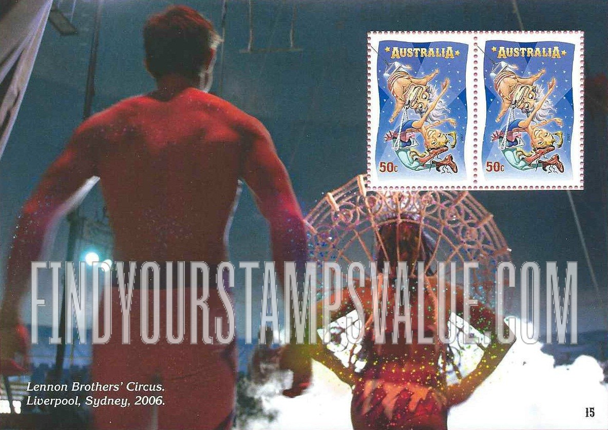 FindYourStampsValue: Circus Performers: Trapeze artists