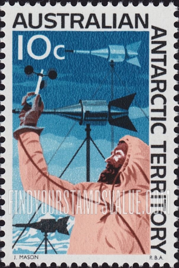 FindYourStampsValue: AUSTRALIAN ANTARCTIC TERRITORY: Wind gauges