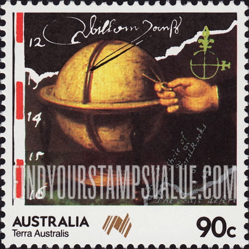 FindYourStampsValue: Globe and hand