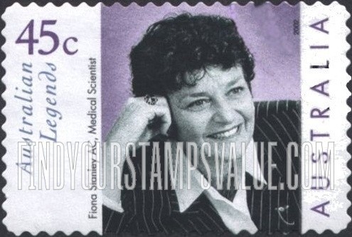 FindYourStampsValue: Australian Legends Type of 1997: Fiona Stanley