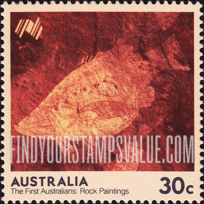 FindYourStampsValue: European Settlement Bicentenary: Silver Barramundi, Kakadu National Park, Northern Territory