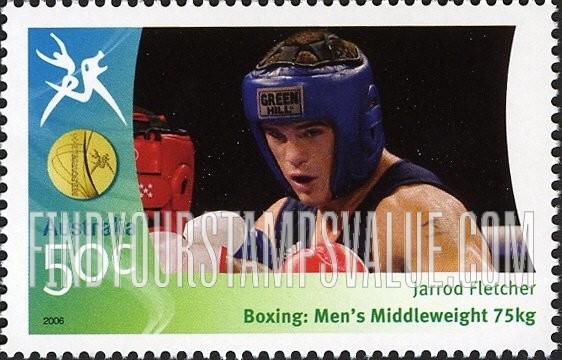 FindYourStampsValue: Medalists at Commonwealth Games: Jarrod Fletcher
