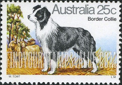 FindYourStampsValue: Border collie