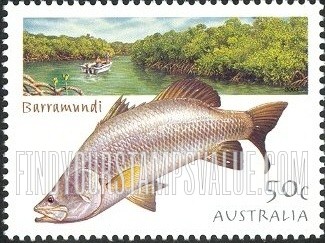FindYourStampsValue: Fish: Barramundi