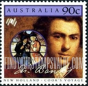 FindYourStampsValue: Cook’s New Holland Expedition: Banks
