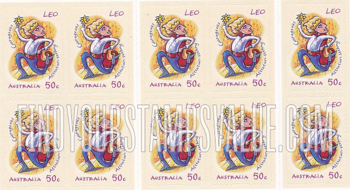 FindYourStampsValue: Signs of the Zodiac: Leo