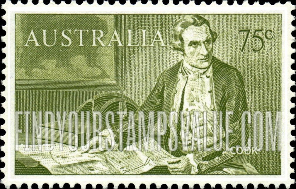 FindYourStampsValue: Captain James Cook: Types of 1963-65