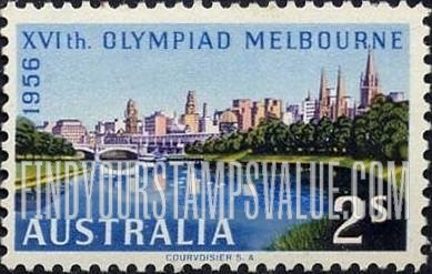 FindYourStampsValue: Melbourne across Yarra River