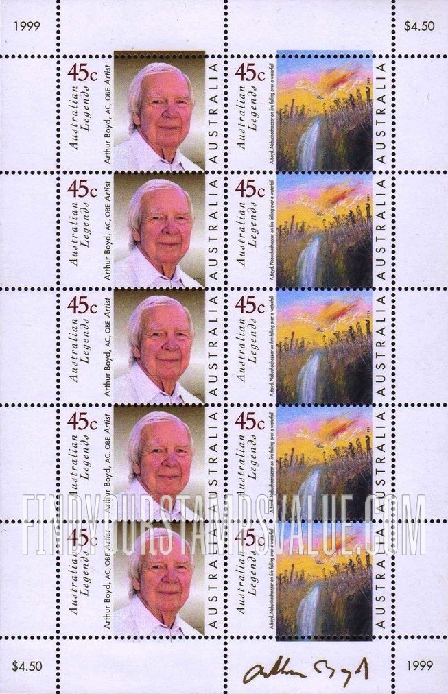 FindYourStampsValue: Legends Type of 1997
