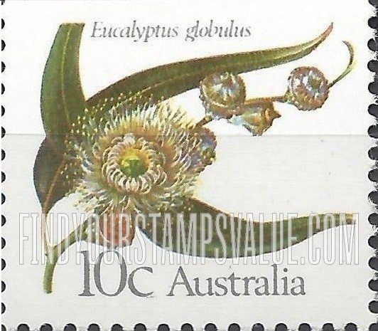 FindYourStampsValue: Various eucalypts (gum trees): Tasmanian blue gum