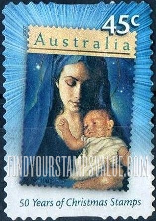 FindYourStampsValue: Christmas: Madonna and Child