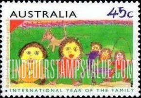 FindYourStampsValue: International Year of the Family: Bobbie Lea Blackmore