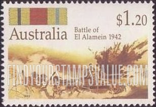 FindYourStampsValue: Australian Battles, 1942: El Alamein