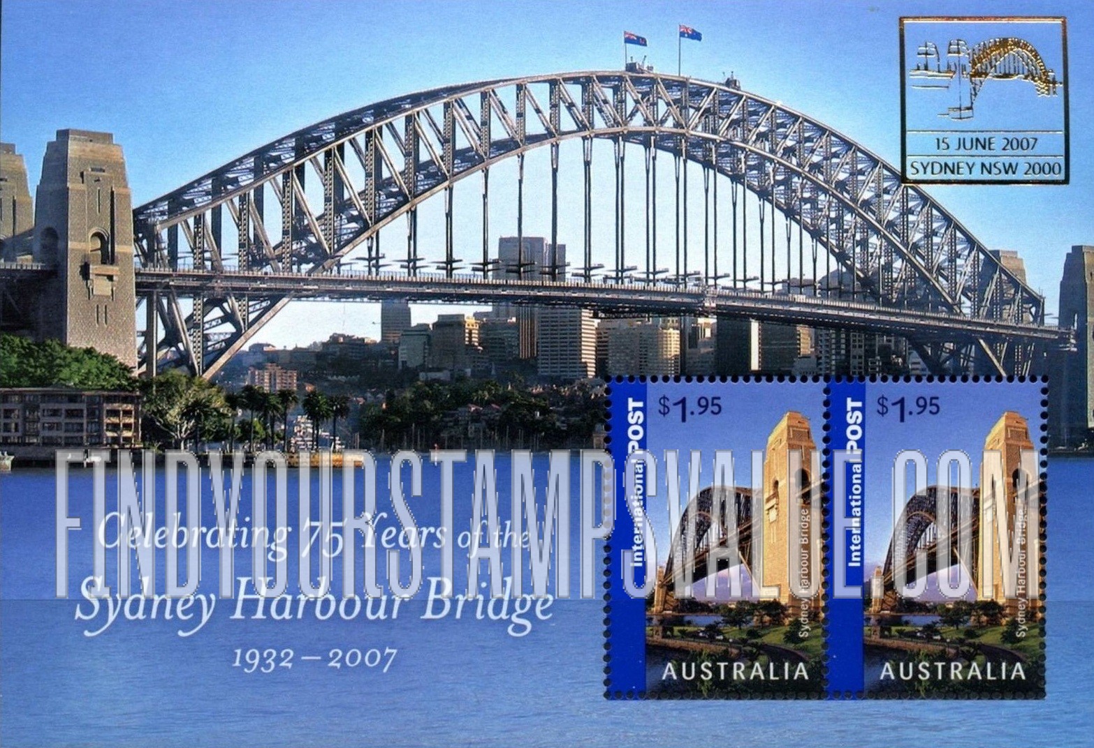 FindYourStampsValue: Animals Type of 2006: Sydney Harbour Bridge