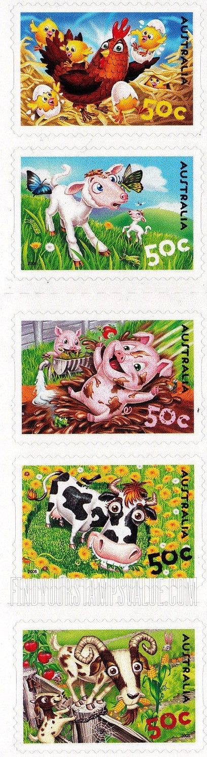 FindYourStampsValue: Down on the Farm