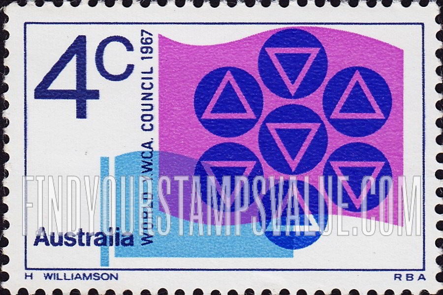 FindYourStampsValue: YWCA Emblems and Flags