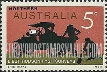 FindYourStampsValue: Ford truck, surveyors Lieuts. Hudson Fysh & P.J. McGinness