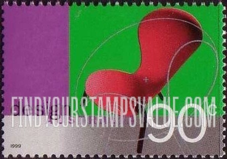 FindYourStampsValue: Sydney Design 99, International Design Congress: Embryo chair