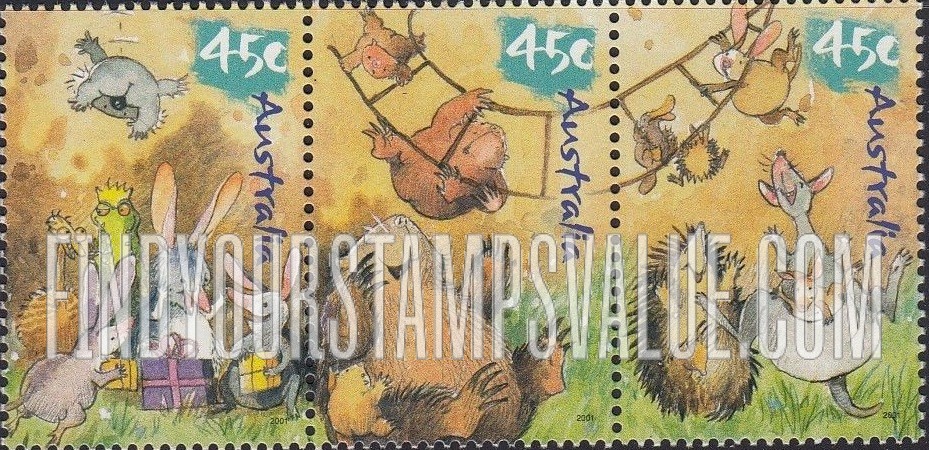 FindYourStampsValue: Caricatures of Australian Wildlife by Roland Harvey