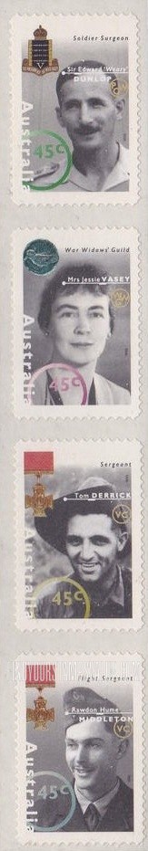 FindYourStampsValue: Famous Australians from World War II