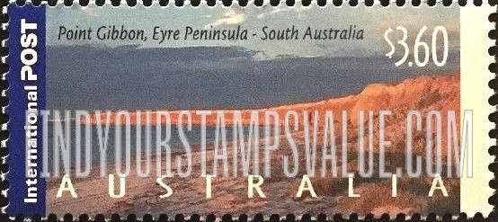 FindYourStampsValue: Tourist Attractions Type of 2000: Point Gibbon, South Australia