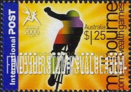 FindYourStampsValue: Commonwealth Games Athletes: Cyclist