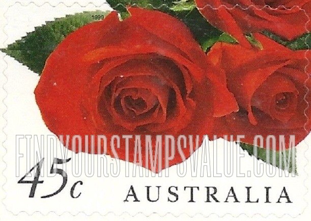 FindYourStampsValue: Love: Red roses