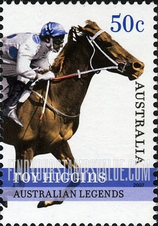 FindYourStampsValue: Horse Racing Personalities: Higgins on horse