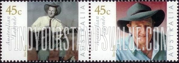 FindYourStampsValue: Australian Legends Type of 1997
