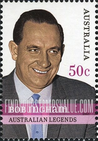 FindYourStampsValue: Horse Racing Personalities: Bob Ingham, horse breeder