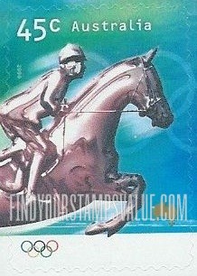 FindYourStampsValue: Olympic Sports: Equestrian
