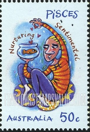 FindYourStampsValue: Signs of the Zodiac: Pisces