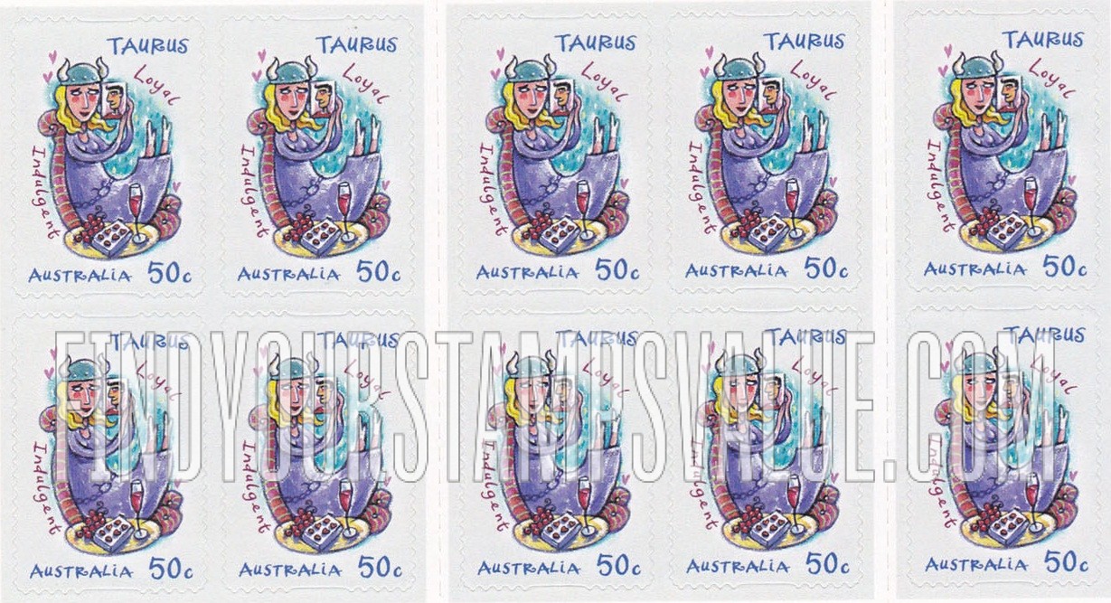 FindYourStampsValue: Signs of the Zodiac: Taurus