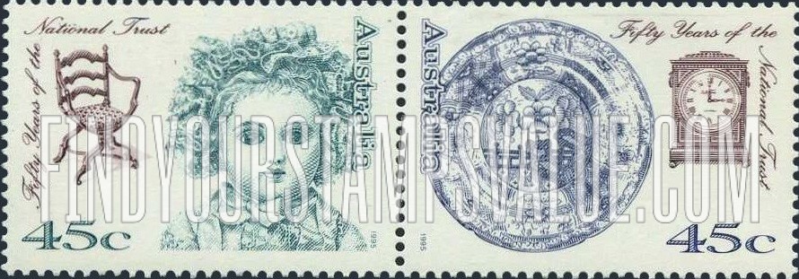 FindYourStampsValue: National Trust, 50th Anniversary
