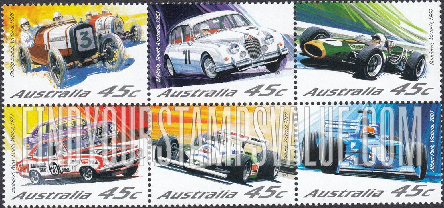 FindYourStampsValue: Race Cars
