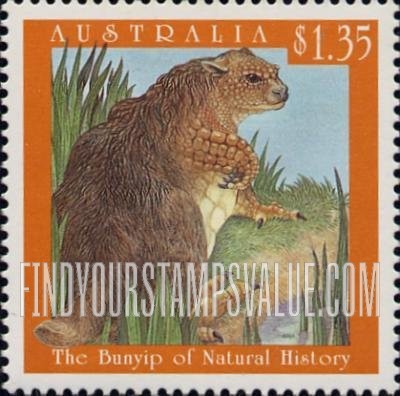 FindYourStampsValue: Bunyips Folklore Creatures: Natural history