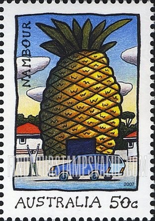 FindYourStampsValue: Tourist Attractions: Big Pineapple, Nambour, Queensland