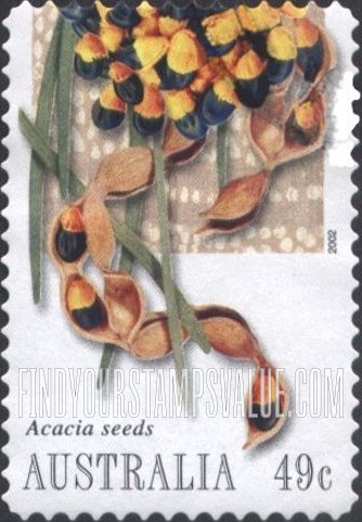 FindYourStampsValue: Aboriginal Food Plants: Acacia seeds