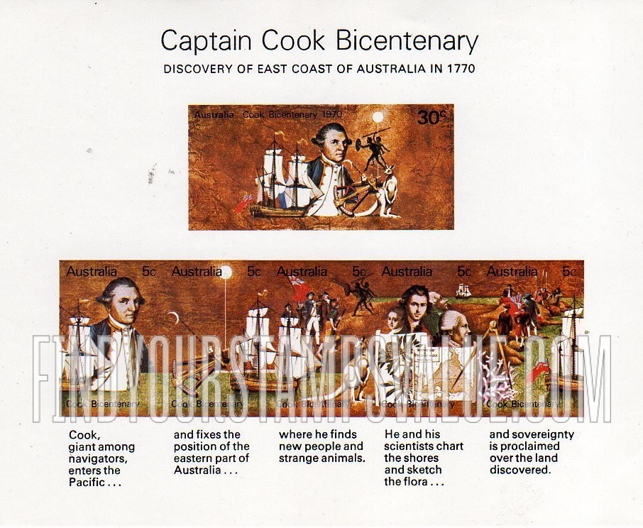 FindYourStampsValue: Captain Cook Bicentenary